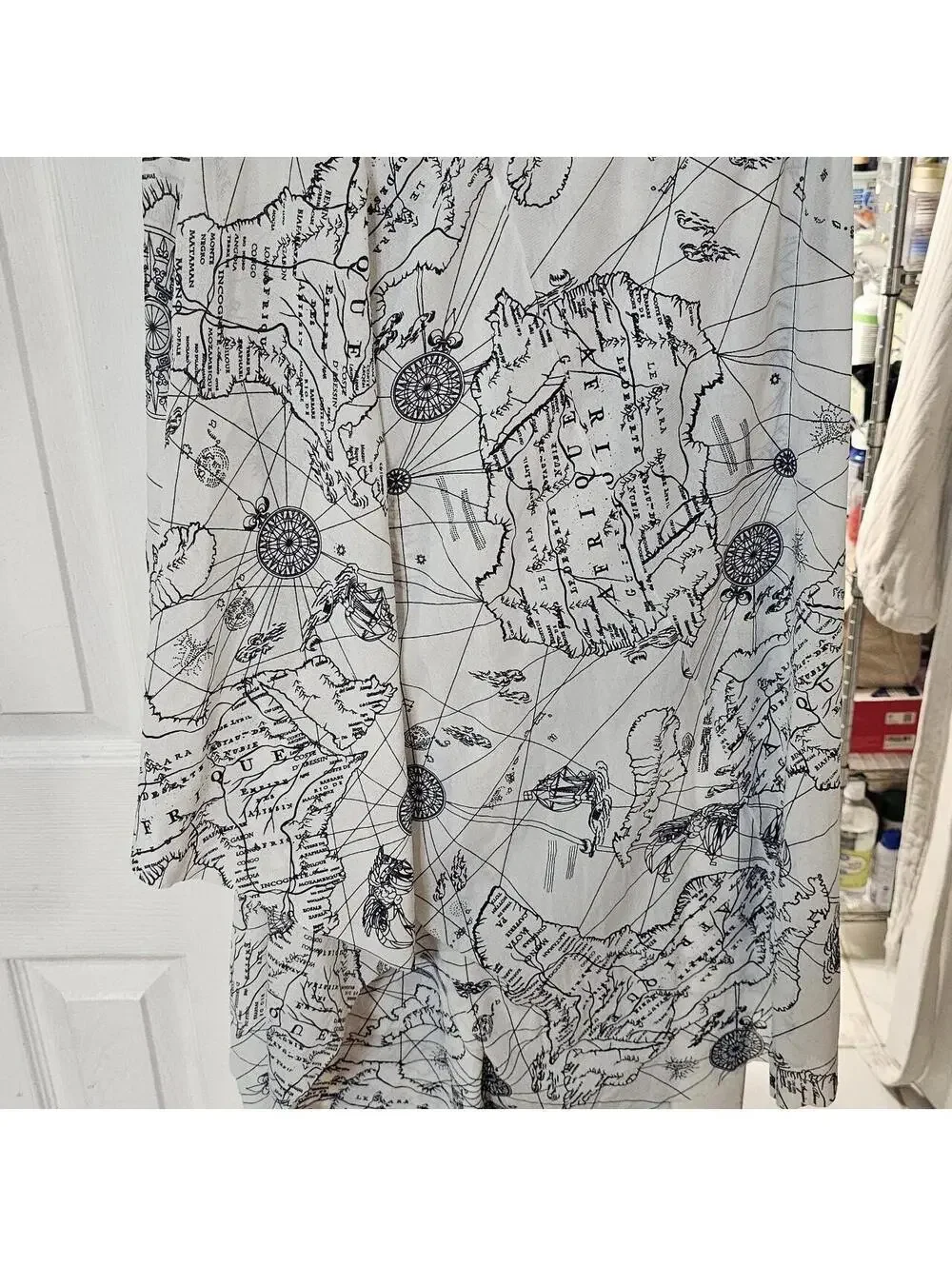 Women's Black and White Skirt
